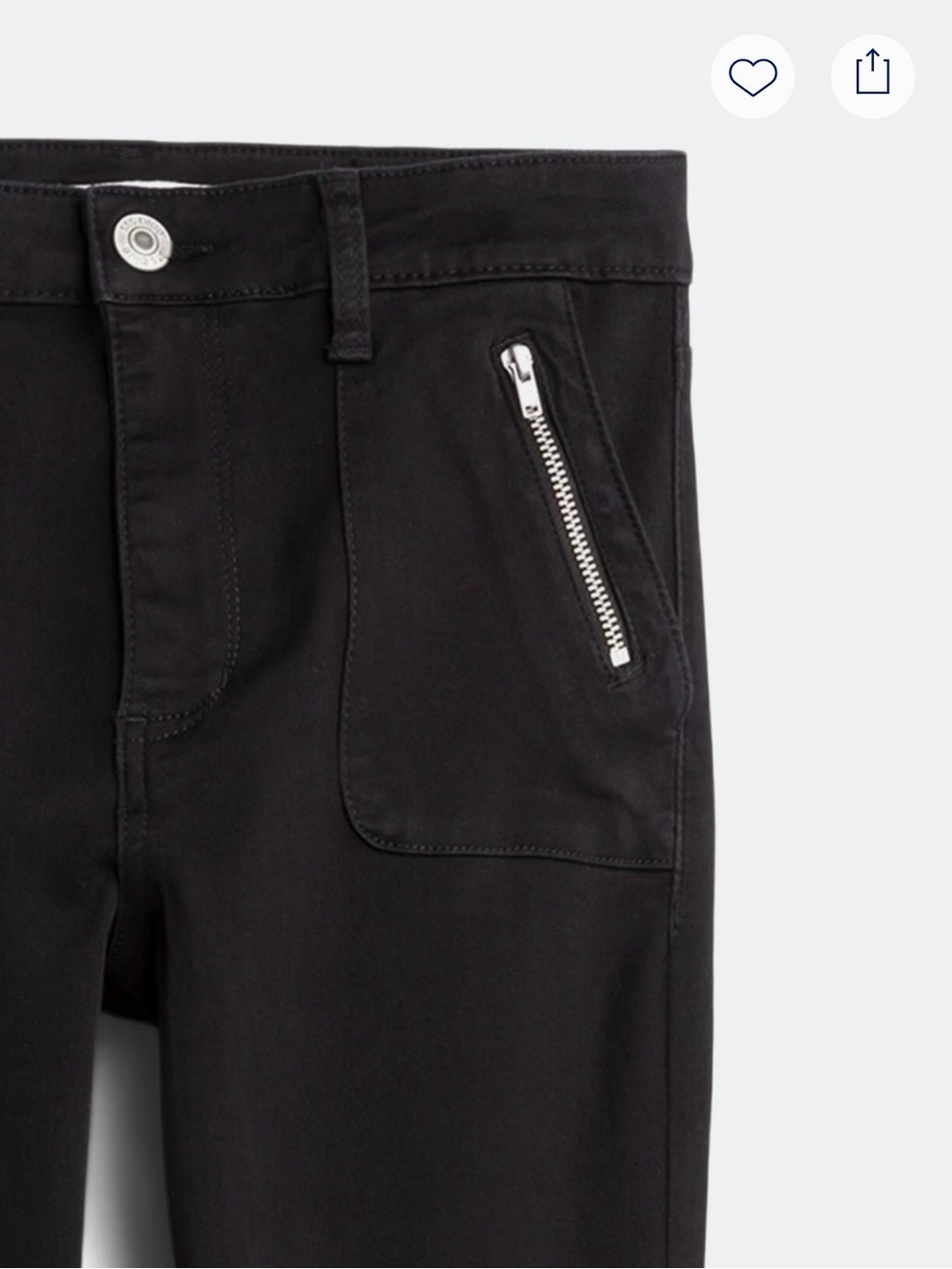 STS Blue -Ellie Black Stretch Ankle Skinny Pants - Picture 2 of 9
